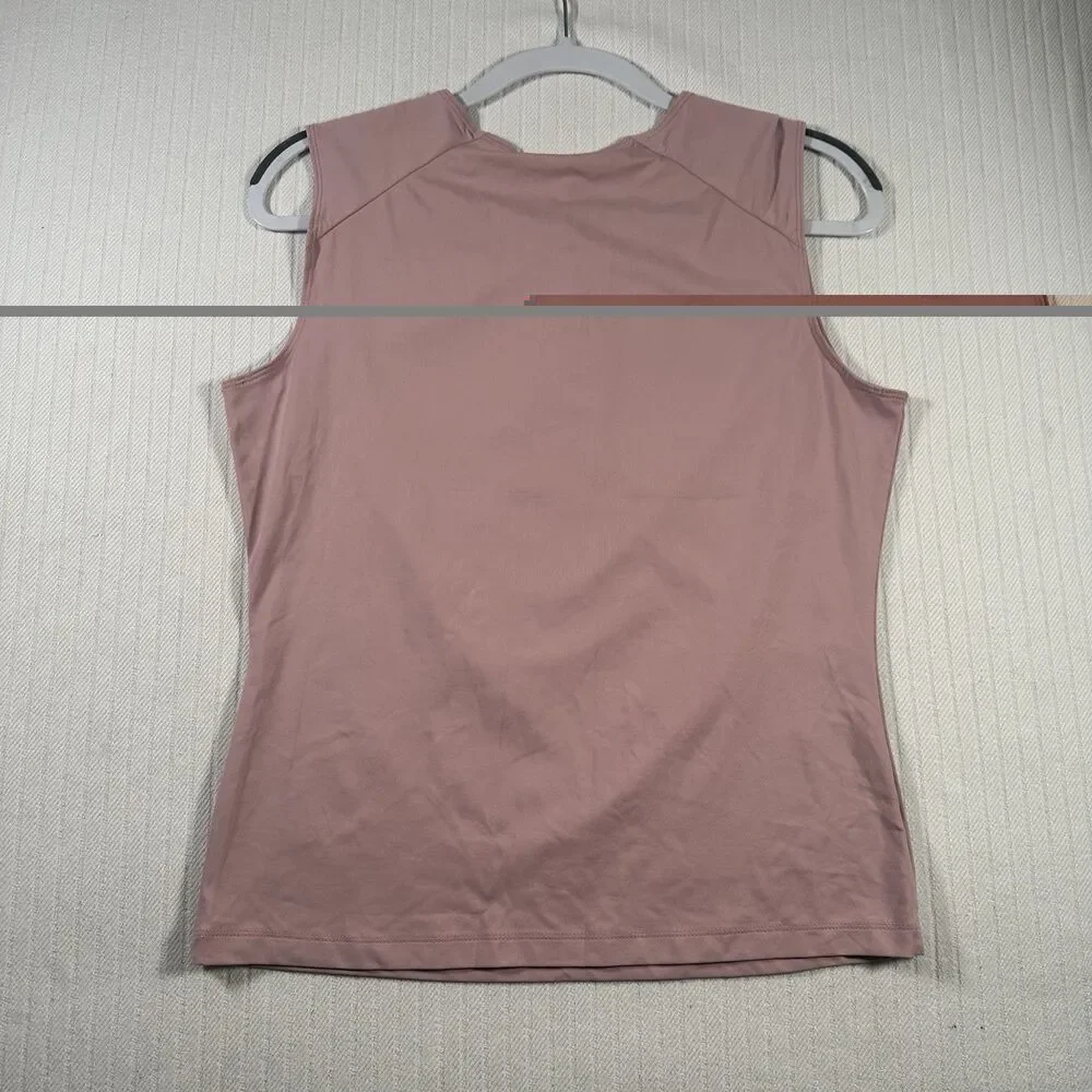 The Limited Stretch Women’s Large Pink Sleeveless Knit Blouse Top NWT